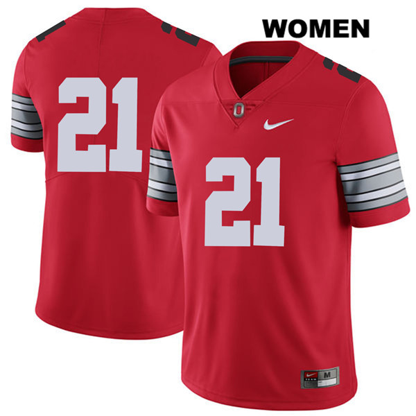 Ohio State Buckeyes Women's Marcus Williamson #21 Red Authentic Nike 2018 Spring Game No Name College NCAA Stitched Football Jersey WJ19O60IE